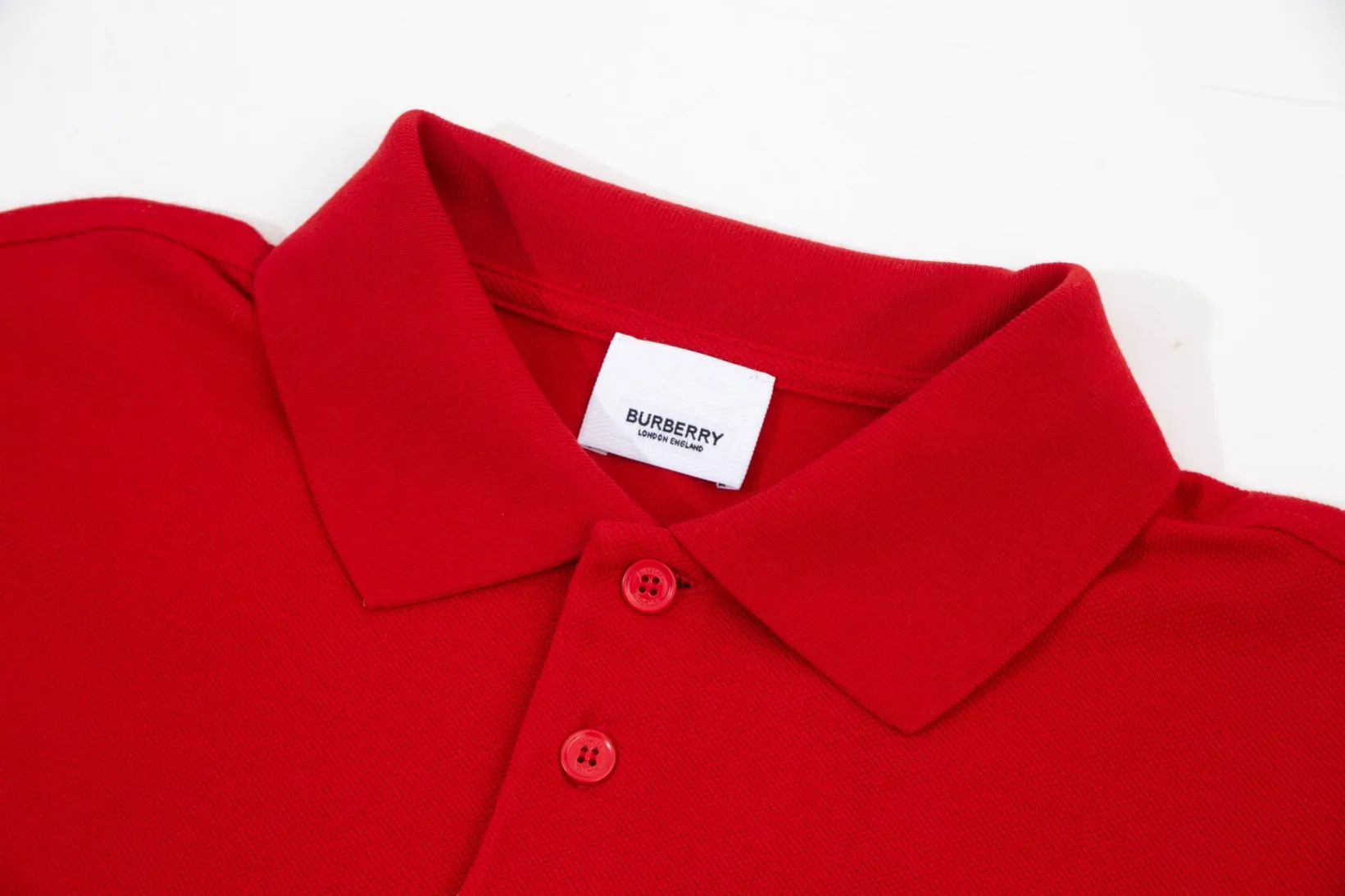 BURBERRY Polo New Arrival Classic Logo ， ， ， 100% ， ， ， ，Breathable ：260 ：Black White Dark Blue Red Pink Size：M-XXL
